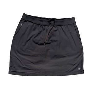 Cloudveil Athletic Skort Black Zip Pocket Tenniscore Gorpcore Hiking Medium